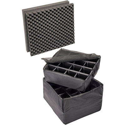 protector pelican 0345 padded divider case set