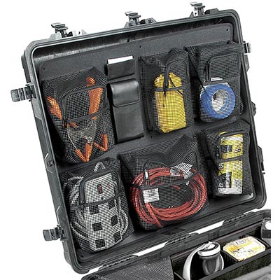 protector pelican 1699 case lid travel organizer