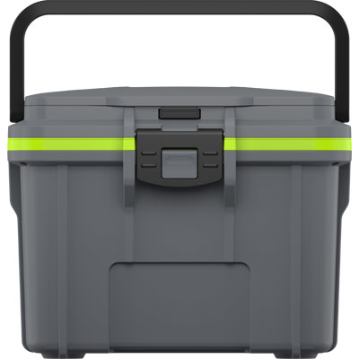 pelican 8qt hard cooler dark gray green