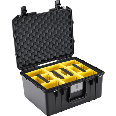 1557 pelican air case padded dividers camera