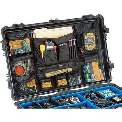 protector pelican case lid organizer 1659