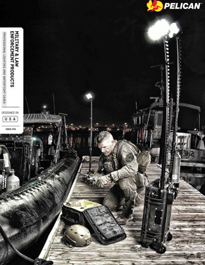 pelican peli products police law enforcement brochure