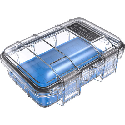 M40 pelican m40 micro case clear blue