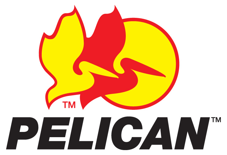 pelican products hard cases flashlights logo