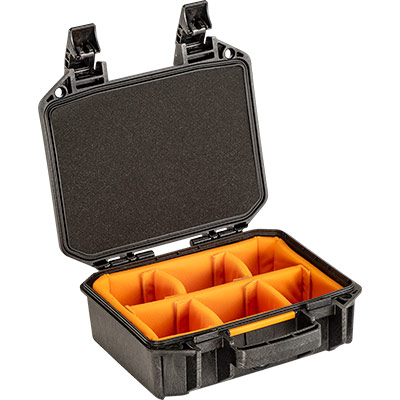 V100 pelican vault v100 photo camera divider case