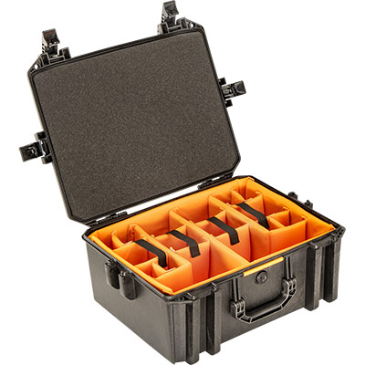 V550 pelican vault v550 photo camera divider case